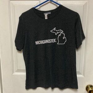 Women's Gray Short Sleeve Tee